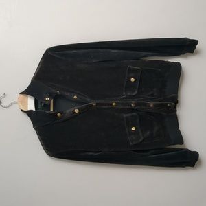 Lauren Black Velour Jacket